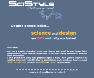 My first website in 2010